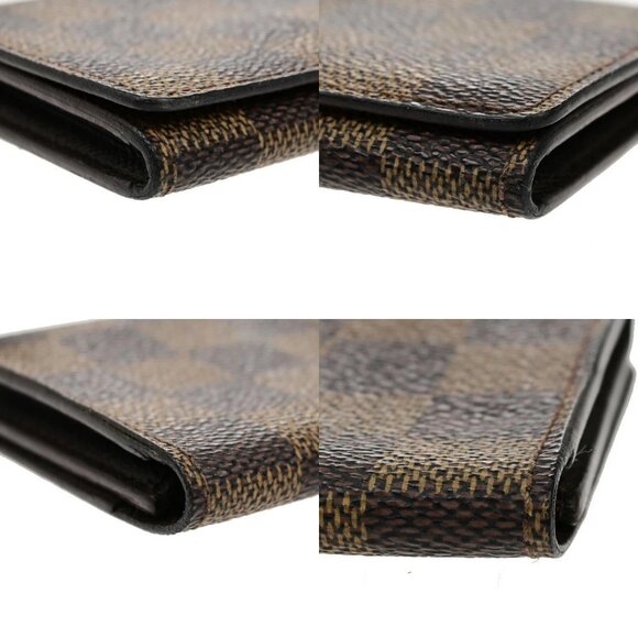 LOUIS VUITTON Envelope Carte de Visite Bifold Card Case Damier BN N62920 60YH167 - Picture 10 of 12